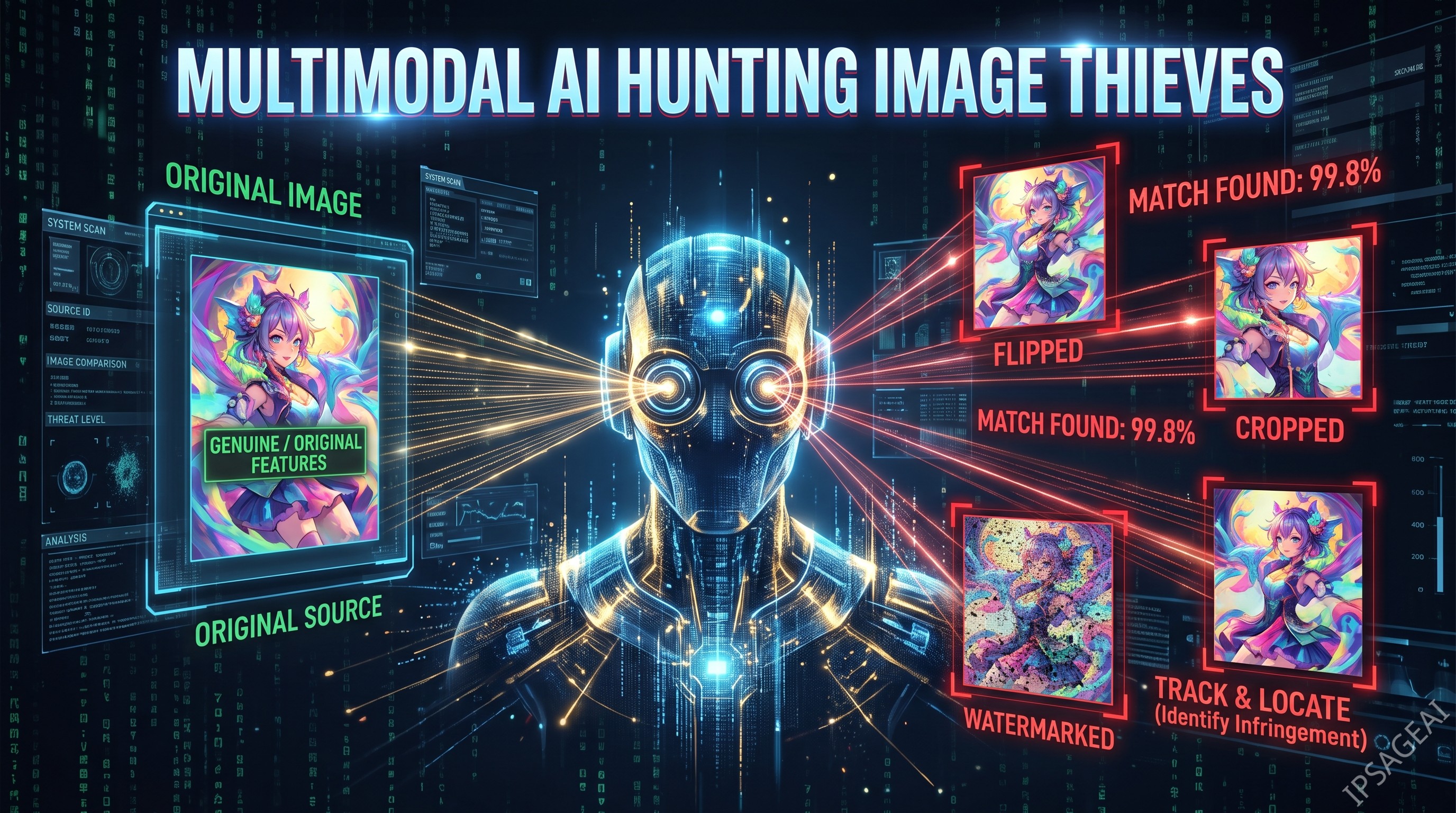 Flipped, Cropped, and Watermarked: How Multimodal AI Hunts Down "Altered" Stolen Product Images